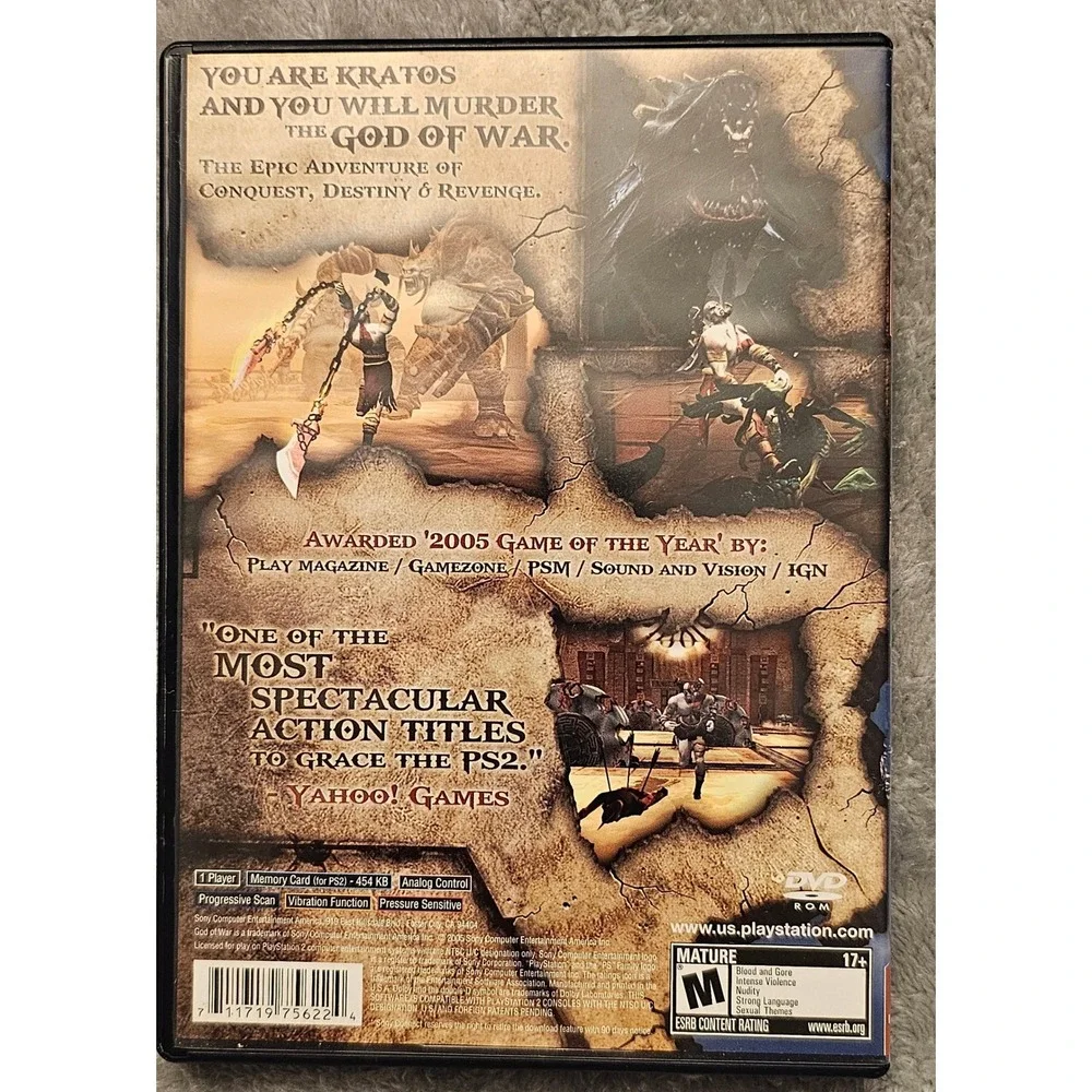 God of War Sony PlayStation 2 PS2 Greatest Hits Action Kratos CIB Complete